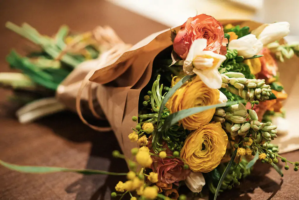 Brunia bridesmaid bouquets